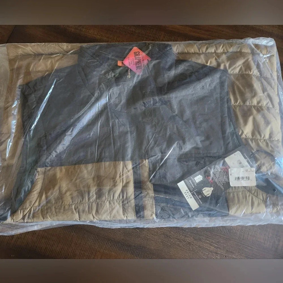 NWT Men's Brown and Black Billabong Prism Vest Sz Med - Picture 2 of 4